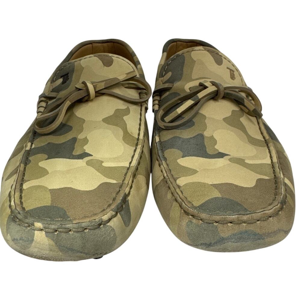 TOD'S Gommino Driving Shoes, Men's Size 8, Camo - Picture 3 of 15